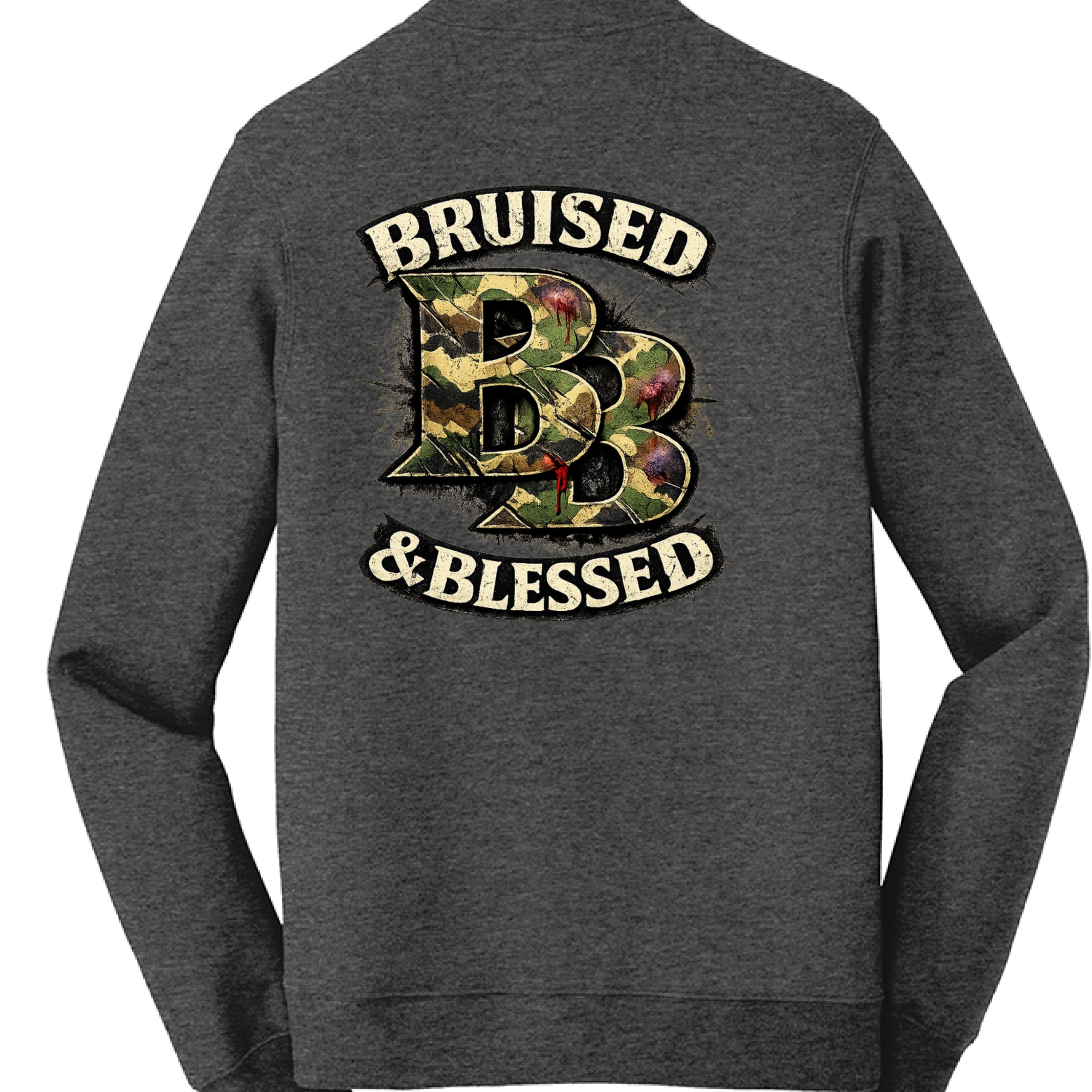 Dark Heather Grey - BACK