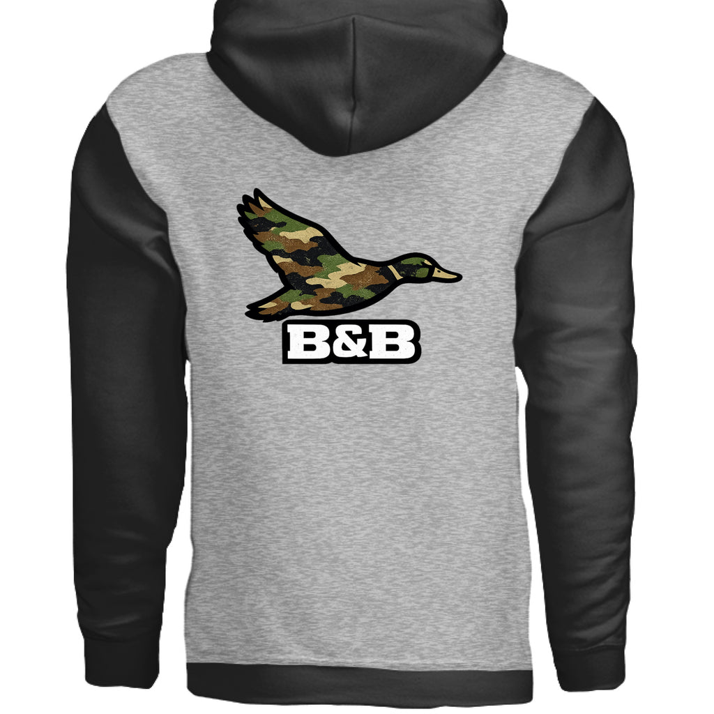 Grey Heather/ Black - BACK