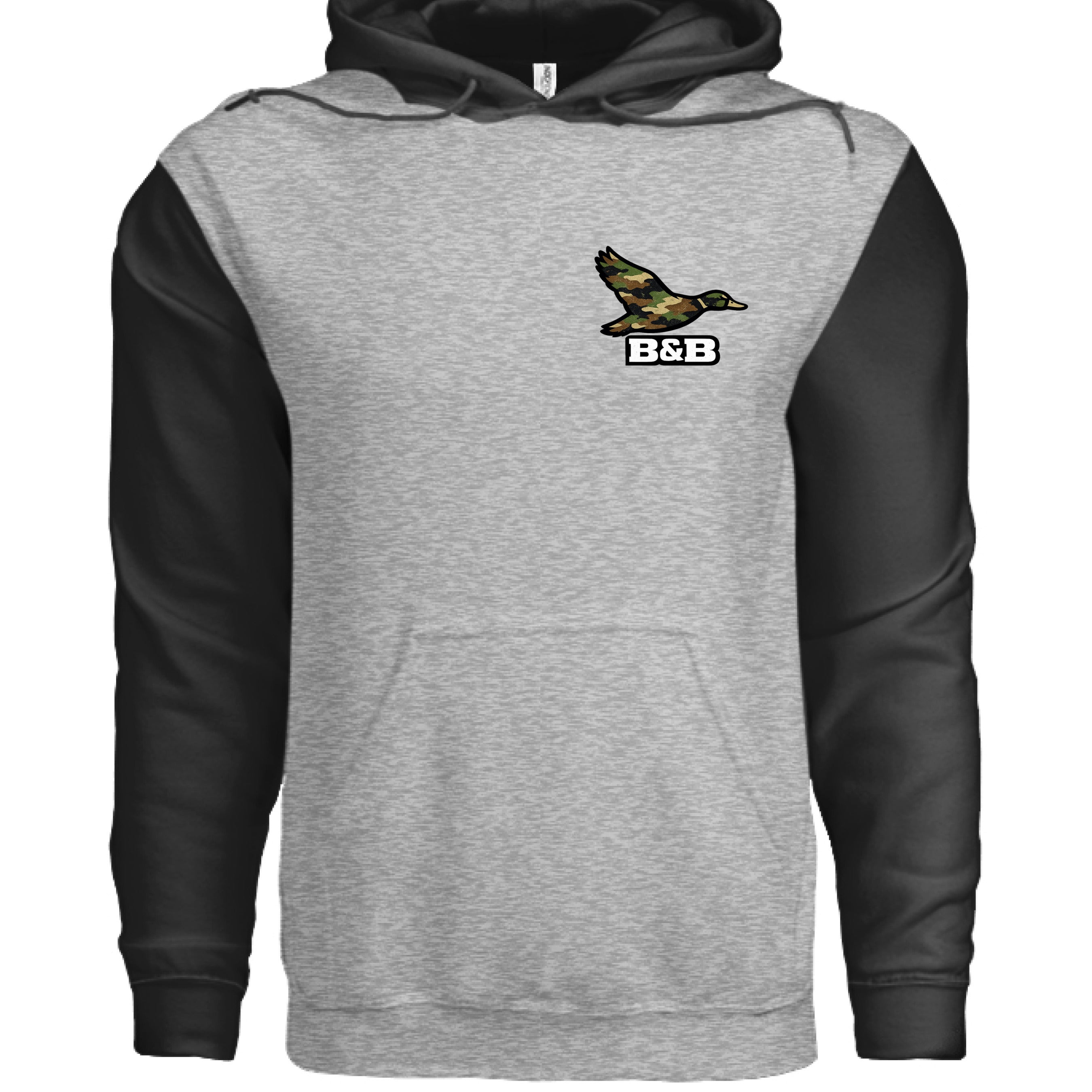 Grey Heather/ Black - FRONT
